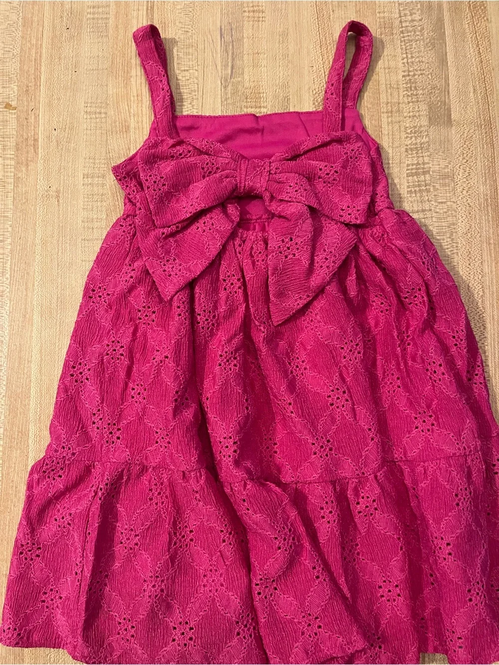Children’s Place Pink Lace Bow Sundress